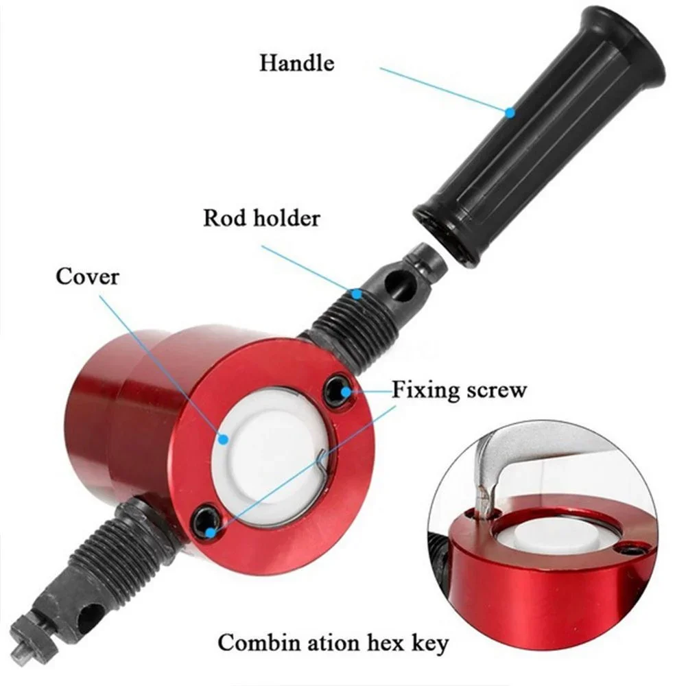 Nibble Metal Cutting Double Head Sheet Nibbler Saw Cutter Tool Drill Attachment Free Cutting Tool Nibbler Sheet Metal Cut