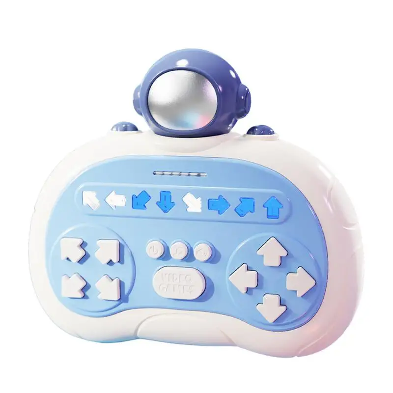 Consola de juegos de empuje de velocidad de ritmo, máquina de juego de baile de prensa de dedo, portátil, juego de bolsillo de empuje para niños