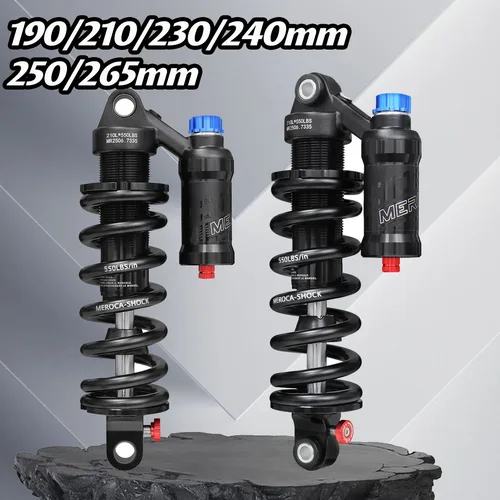 190x50 200mm 230mm 240mm 250mm 265mm amortiguador de resorte trasero mtb bicicleta suspensión neumática amortiguación para bicicleta de montaña