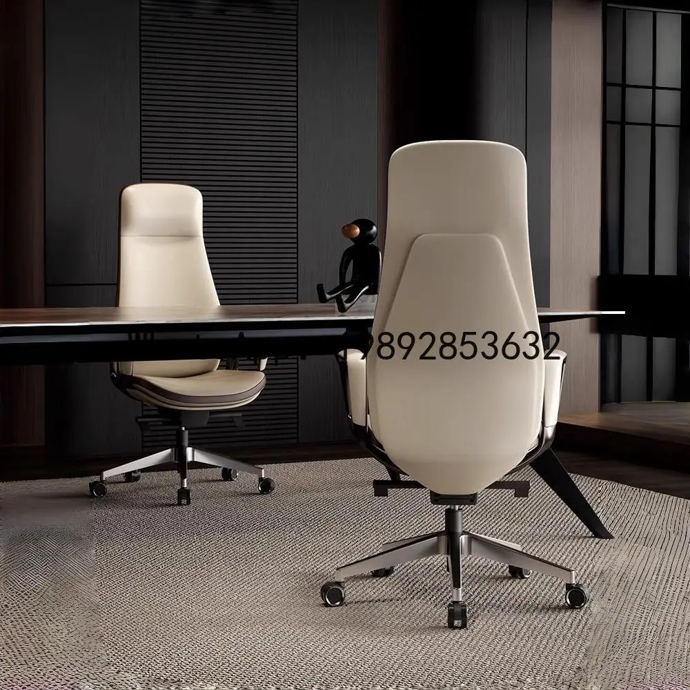 YFY Light Luxury Computer  Reclining Executive  Study  High-End Business Office  Comfortable Executive