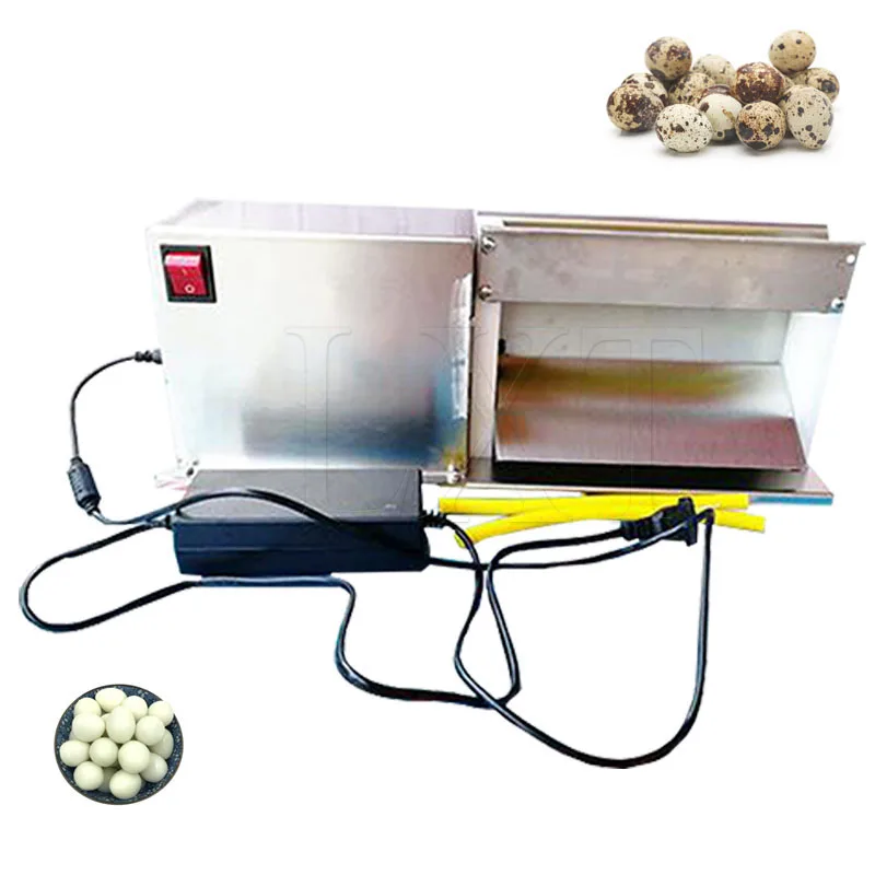 

Electric Quail Egg Sheller Peeling Machine Stainless Steel Quail Egg Peeler Machine Bird Egg Shelling Machine