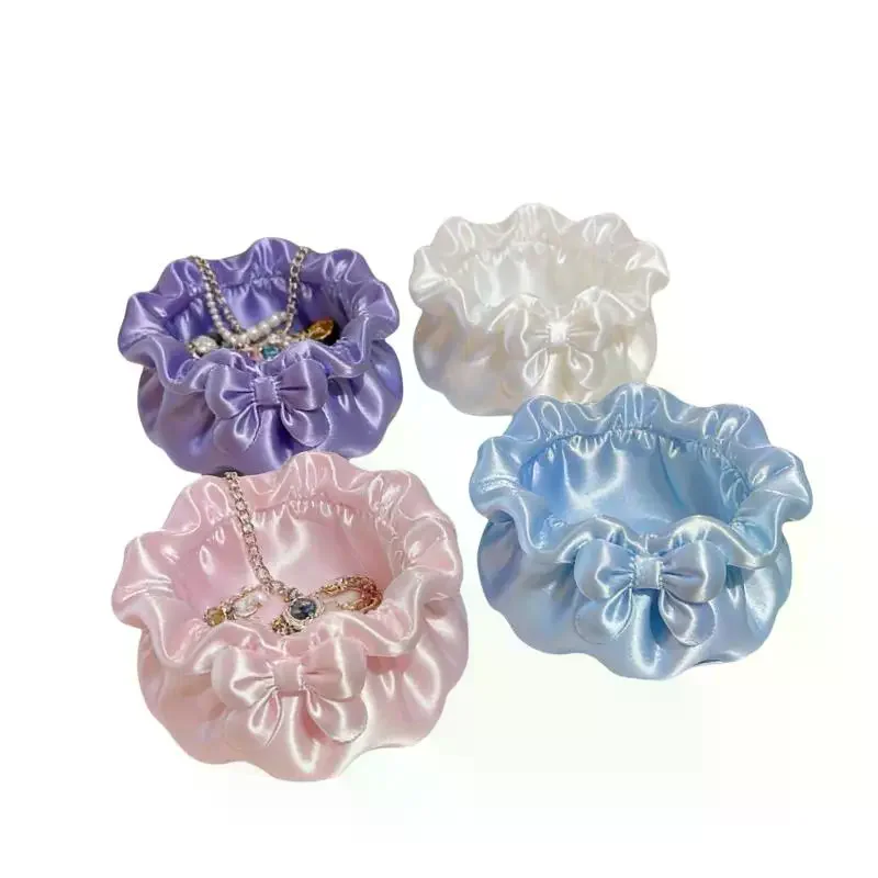 INS Aesthetic 3D Printing Storage Tray Lovely Lolita Princess Dress Shape Makeup Brush Pen Holder for Student Desk