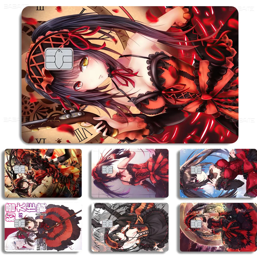 

Tokisaki Kurumi 100% Hot Sale Amine Credit Debit Bank Card Bus Card Film Skin Sticker