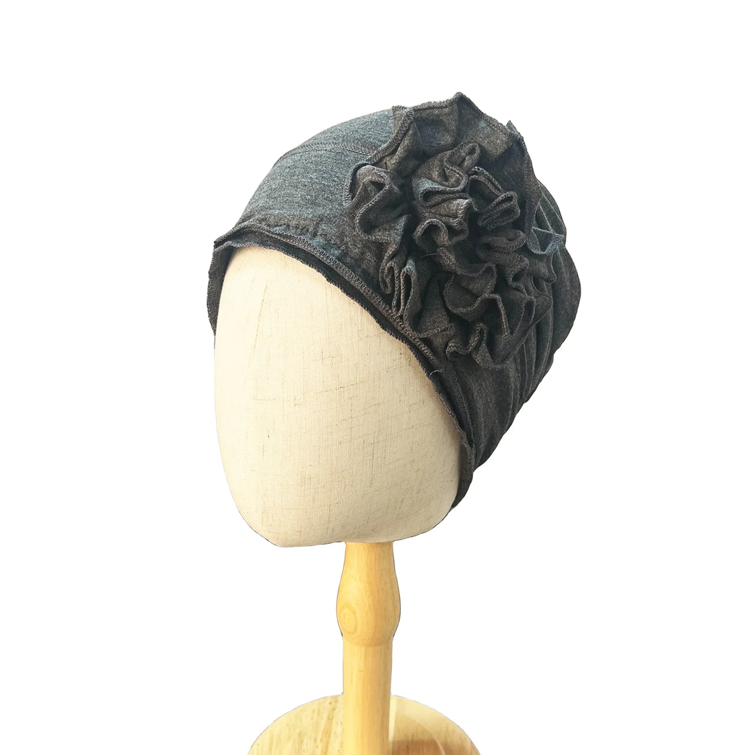 

Women Modal Flower Slouch Beanie Chemo Cap Bonnet Inner Hijabs Muslim Head Wraps Femme Wrap Elastic Turban Hat Turbante Mujer