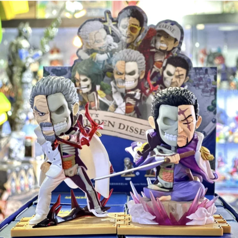 

One Piece Mighty Jaxx Navy Series Anime Figure - Borsalino Sakazuki Collectible Model Toy for Kids Desktop Decoration Anime Gift