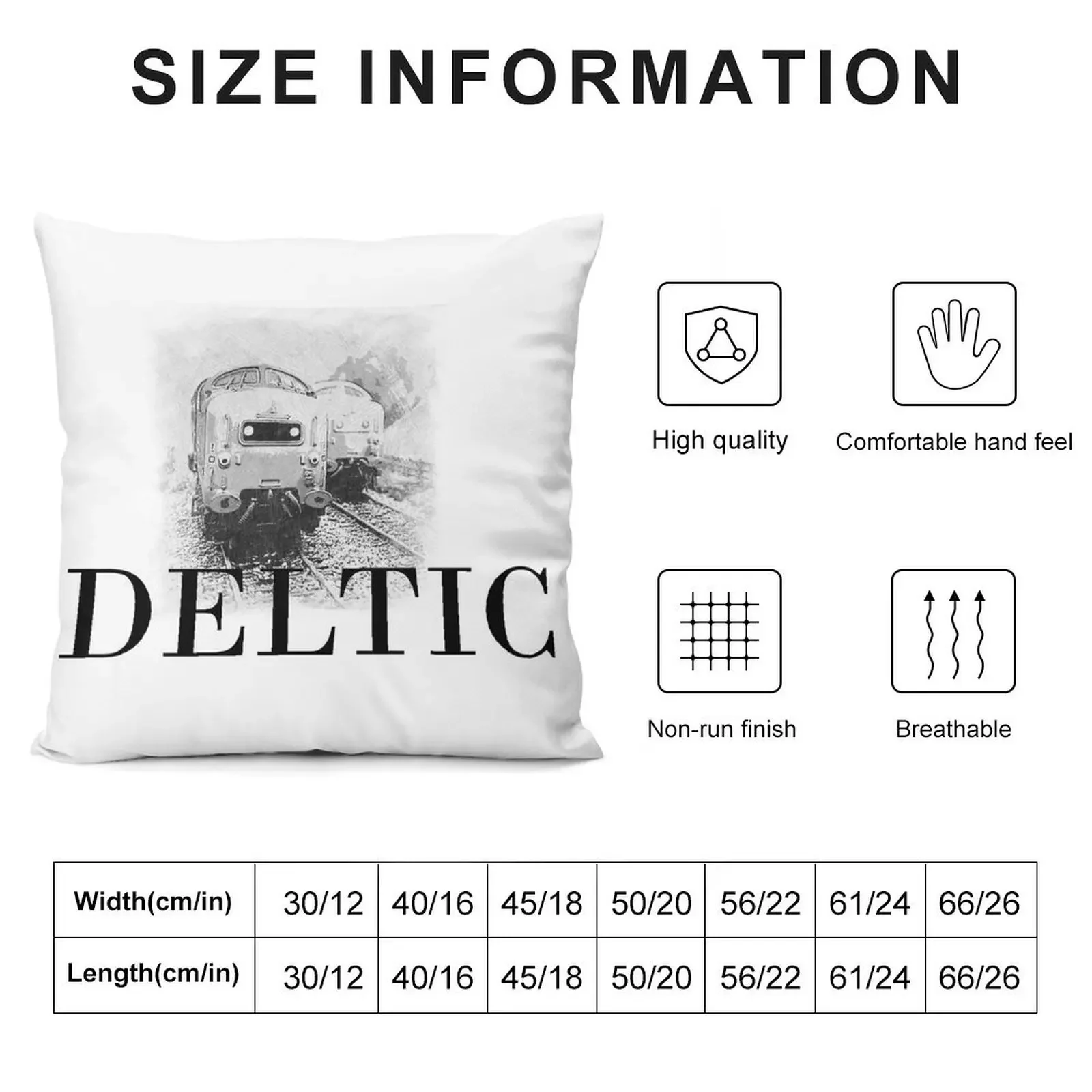 Deltic Throw Pillow pillowcases for sofa cushions Christmas Pillowcase pillow