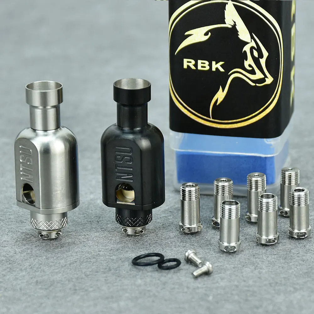 Wolfcoolvape NTSU สไตล์ RBA สะพาน 316ss สําหรับ Billet/BB/Boro Tank Air Pins 1.0 / 1.2 / 1.5 / 2.0 / 2.5 / 3.0 / 3.5 / 4.0 มม.