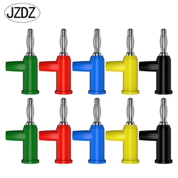 JZDZ 10pcs 4mm Banana Plug Pin Copper Electrical Connector Adaptor 5 Colors DIY tools Parts J.10028