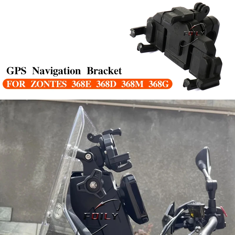 

New For ZONTES 368E 368D 368M 368G 368 Motorcycle Accessories 12MM 22MM Mobile Phone Holder GPS Navigation Bracket Phone Stand