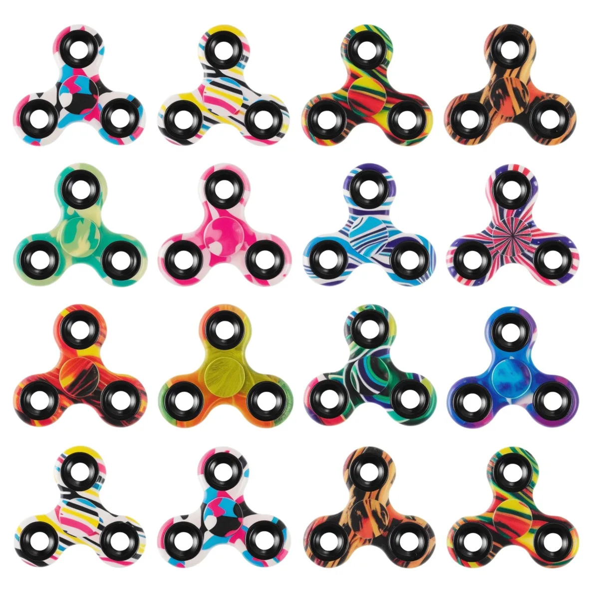 Spinner de Mano Colorido EDC, Spinner Arcoíris, Juguete Antiestrés para Mejorar la Concentración, Alivia el Estrés, ADHD, Spinner de Dedo