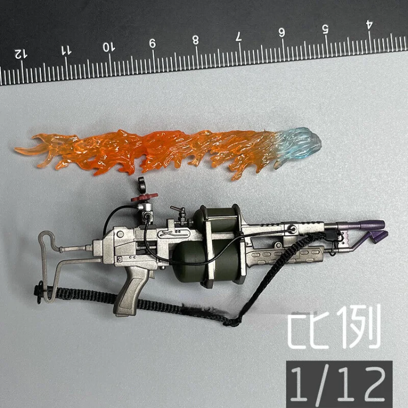 

1/12 Scale Soldier Flame Launcher Model for 6''Limtoys