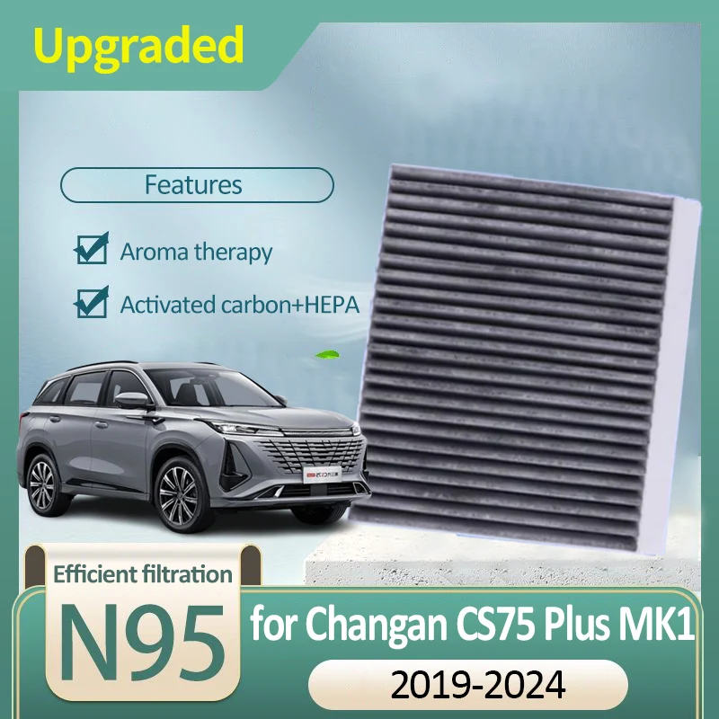 

2.0T 1.5T Activated Carbon Air Filter for Changan CS75 Plus 2022 Accessories MK1 2019 2020 2021 2023 2024 Auto Air Conditioner