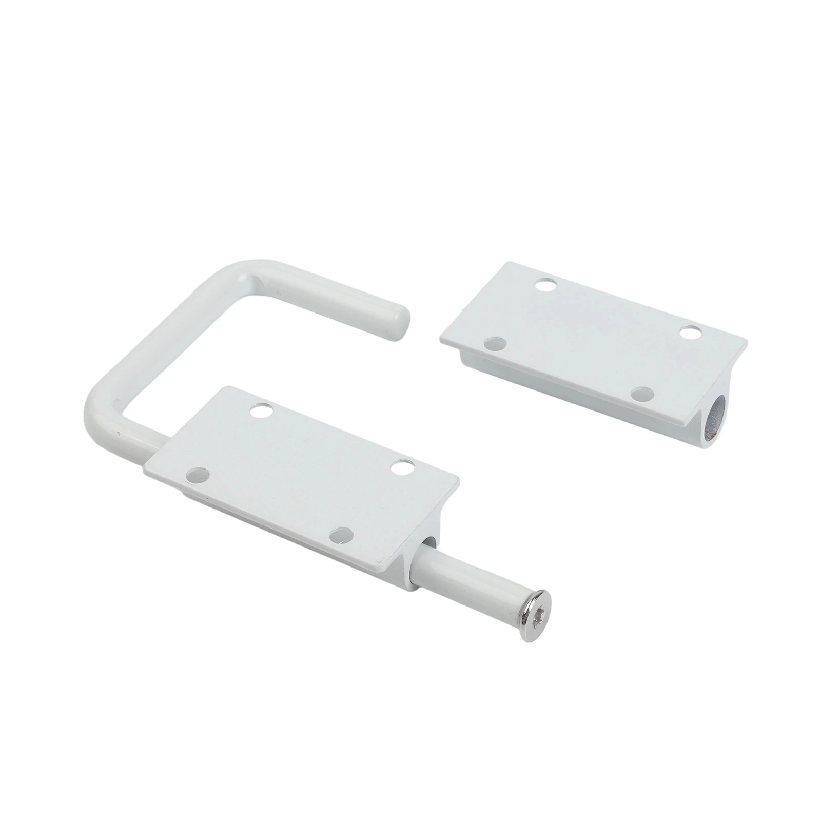 Sliding Door Lock with Stainless Steel Rotating Loop Bar for Sliding Doors Including Barn Doors and Screen Doors