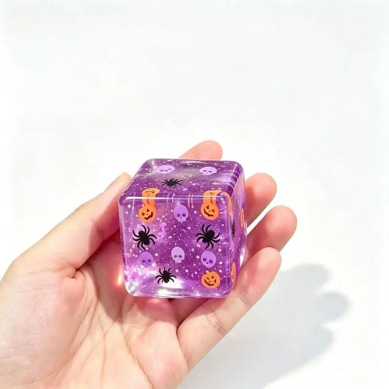 Halloween Ice Style Squeeze Toy Cute Slow Rising Squeeze Stress Relief Sensory Toy, Soft Kawaii Halloween Fidget Toy