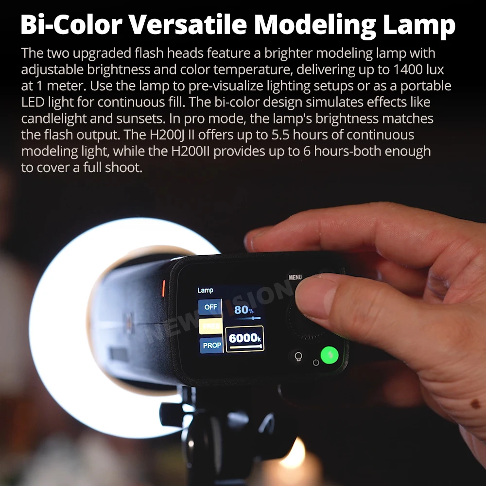 فلاش جيب كاميرا Godox AD200ProII AD200Pro II TTL 2.4G متوافق مع نيكون كانون سوني فوجي أوليمبوس