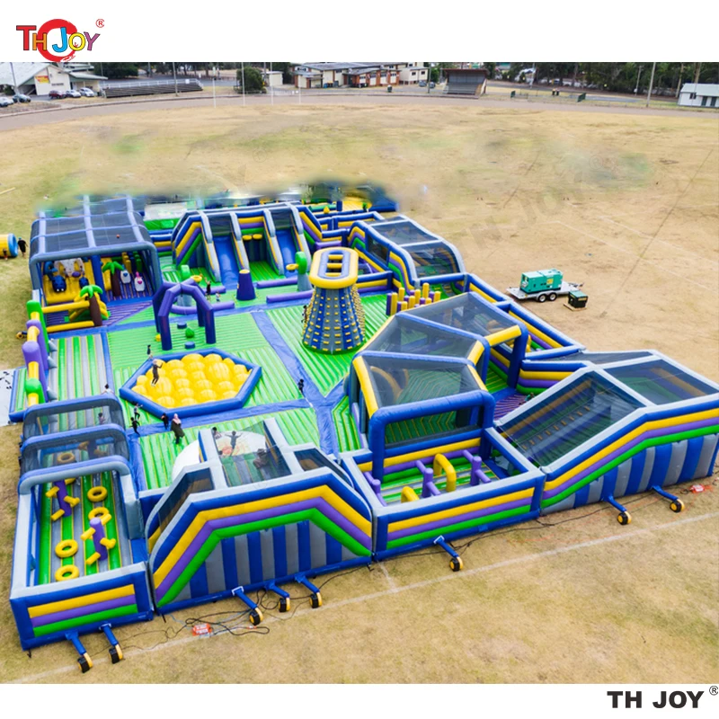 El castillo inflable gigante de encargo del seguidor desliza el equipo al aire libre inflable del parque de juegos divertido