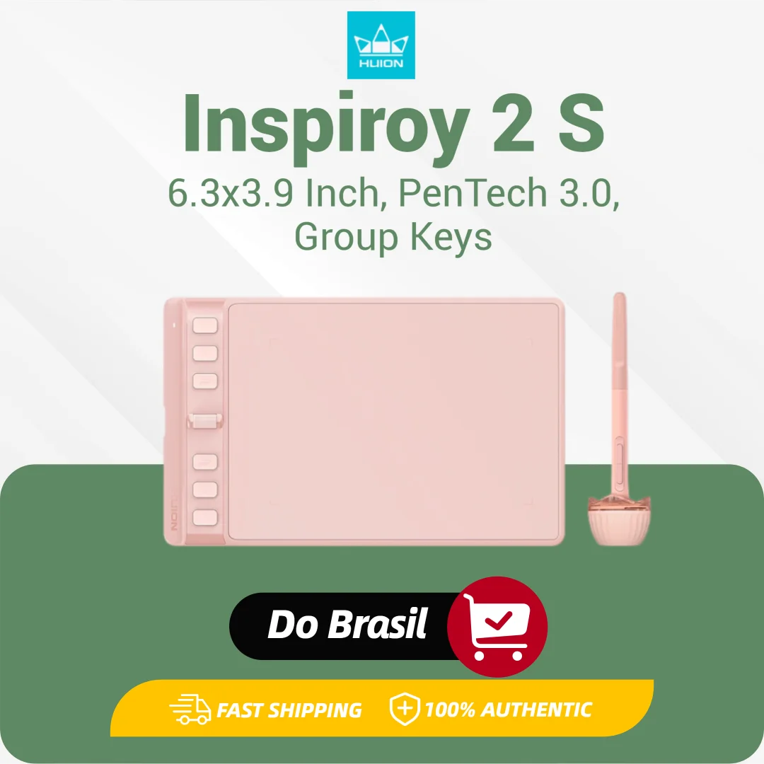 mesa digitalizadora Huion inspiroy 2 s gráficos comprimidos h641p nova caneta tablet 6.3x3.9 Polegada pentech 3.0 bateria-livre stylus scroller + 6 teclas de imprensa