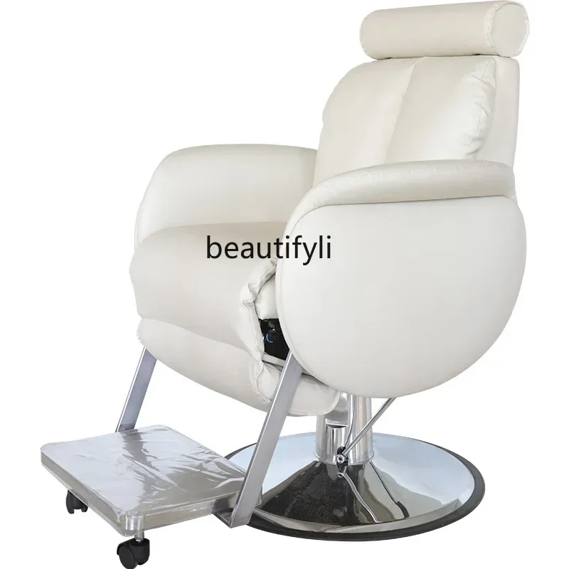 

xz1Barber shop hair salon special electric reclining barber chair care beauty hair salon chair hair cutting stool