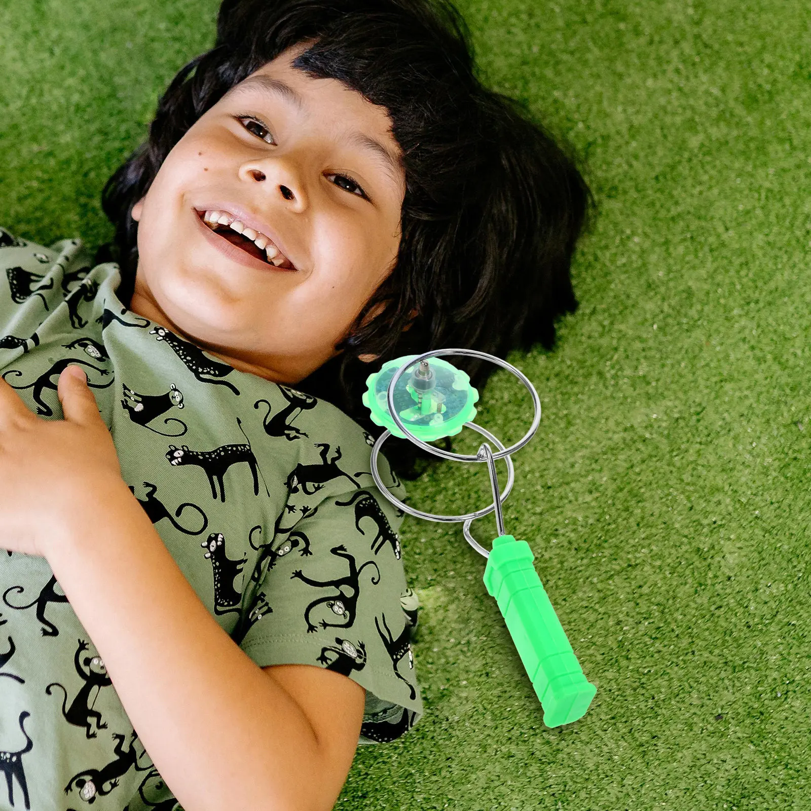 

Spinning Light-Up Gyro Wheel 1 Piece Glow Disc for Kids Balance Practice Flashing Lights Random Color Light Up Gyro Wheel