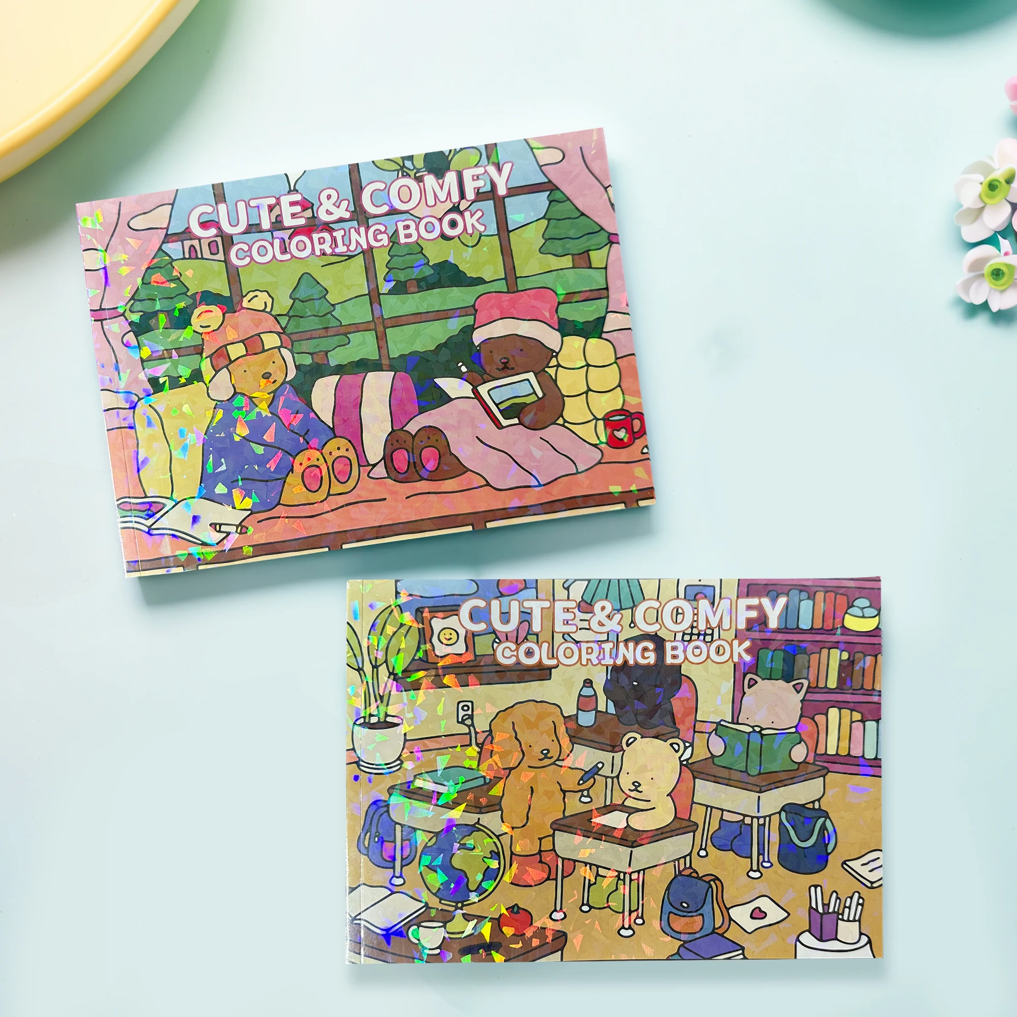 مجموعات التلوين الغامرة، مناظر شخصية مفعمة بالحيوية لتخفيف التوتر المنفرد، هوايات إبداعية، ممتعة مشاركة اجتماعية