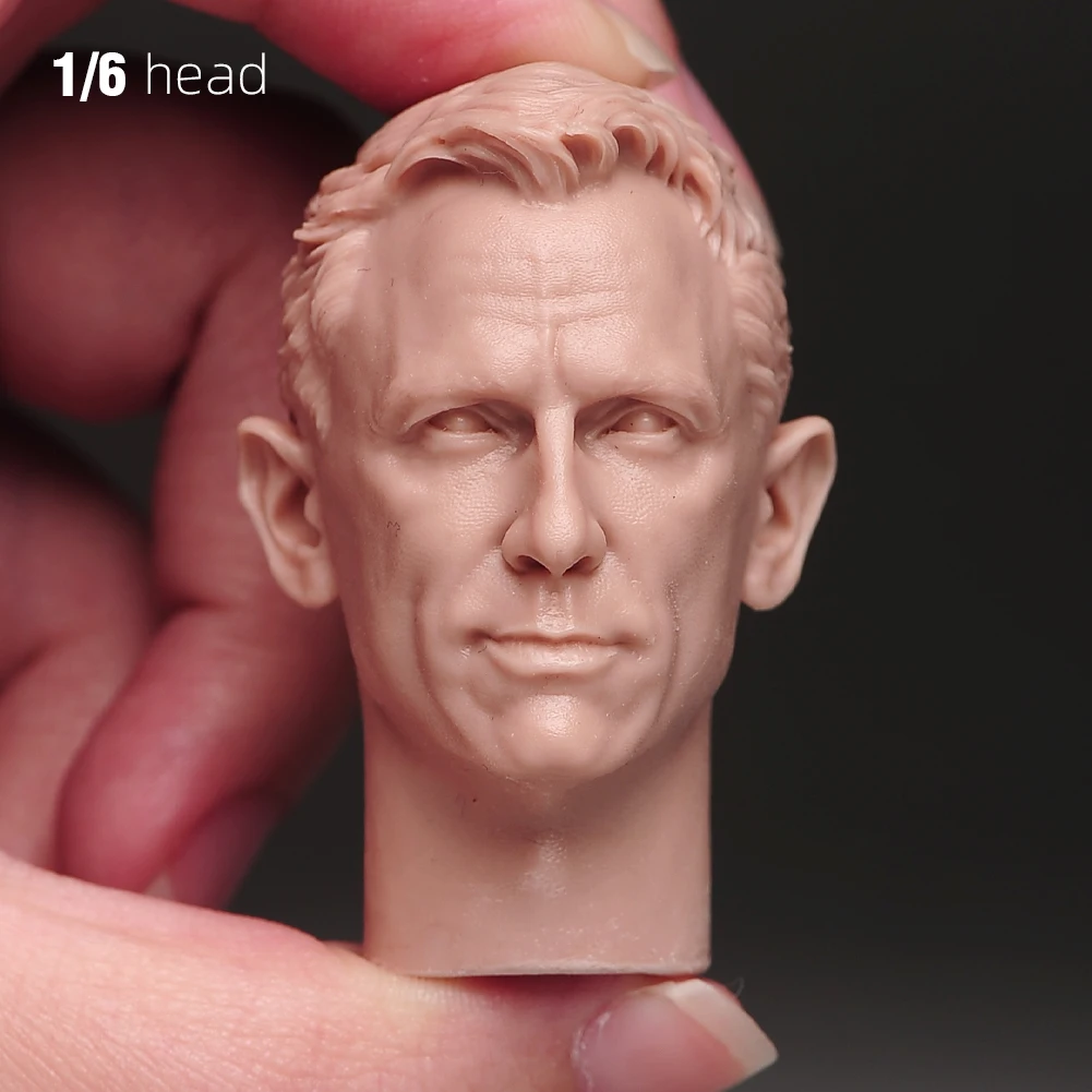 نموذج نحت الرأس ، ذكر وأنثى ، شخصية حركة غير مصبوغة ، جولي ، جندي جولي ، مقياس ، 12"