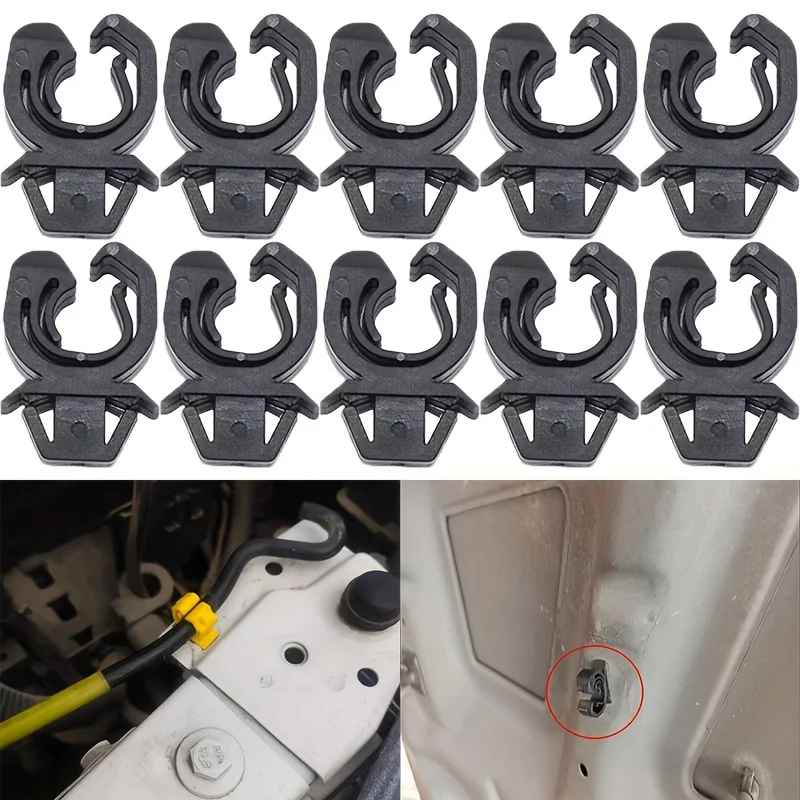 

10PCS Engine Hood Support Rod Fixing Clip Fastener For Vauxhall/Opel Chassis Cover Bumper Fender Lining Fastening Clip