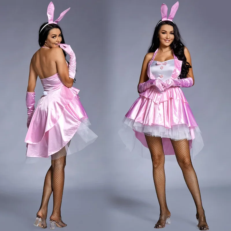 Sexy Hase Mädchen Kostüm Cosplay Hase Mädchen Nachtclub Bühne Leistung Halloween Party verkleiden Kaninchen Mädchen Uniform