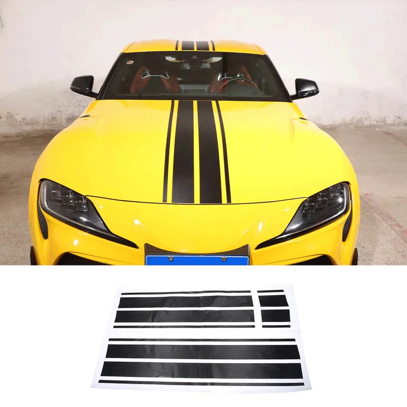 

For 2019-2022 Toyota GR Supra A90 car styling car hood roof trunk pull flower film sticker car exterior protection accessories