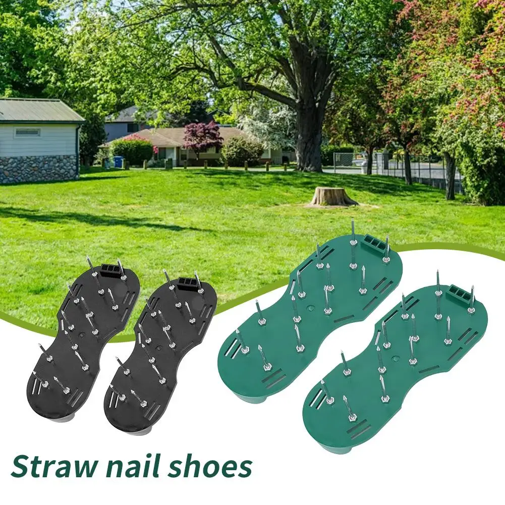 

Garden Scarifier Shoes Grass Nail Shoes Garden Nail Epoxy Shoes Self-leveling Tools Inflatable Scarifier Shoes Gardening La O8J8