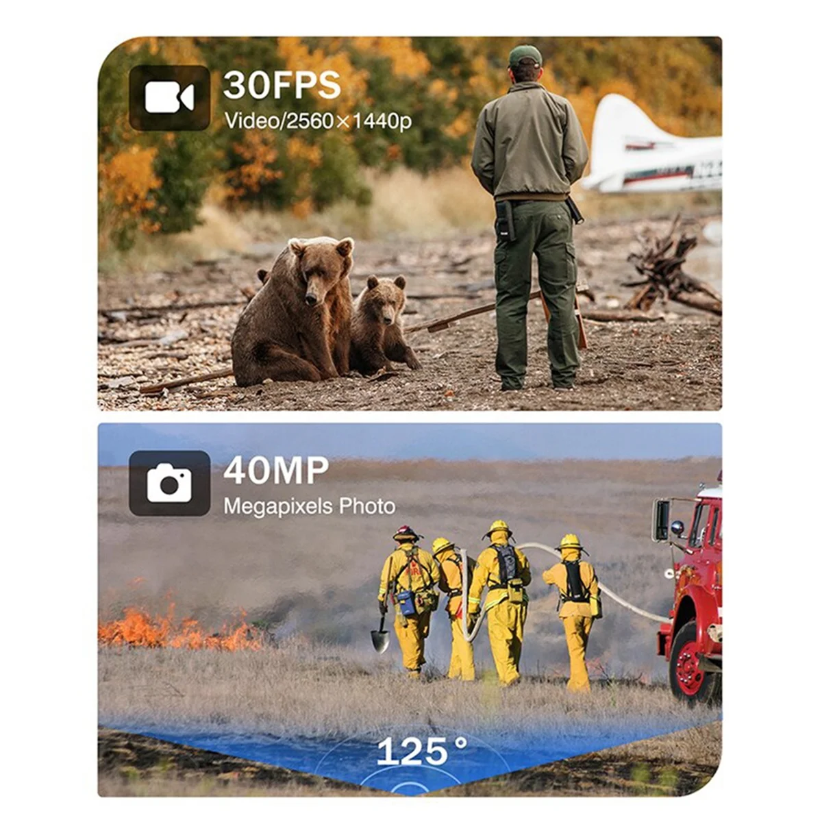 

【Горячая распродажа!】Мини-камера для тела Full HD 1080P 2-дюймовый IPS сенсорный экран видеорегистратор ночного видения охранная полицейская камера