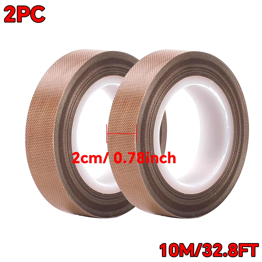 Hochtemperaturbeständiges Klebeband, 300 Grad, PTFE-Tuch, Wärmeisolierung, selbstklebendes Dichtungsband, 10 m Länge