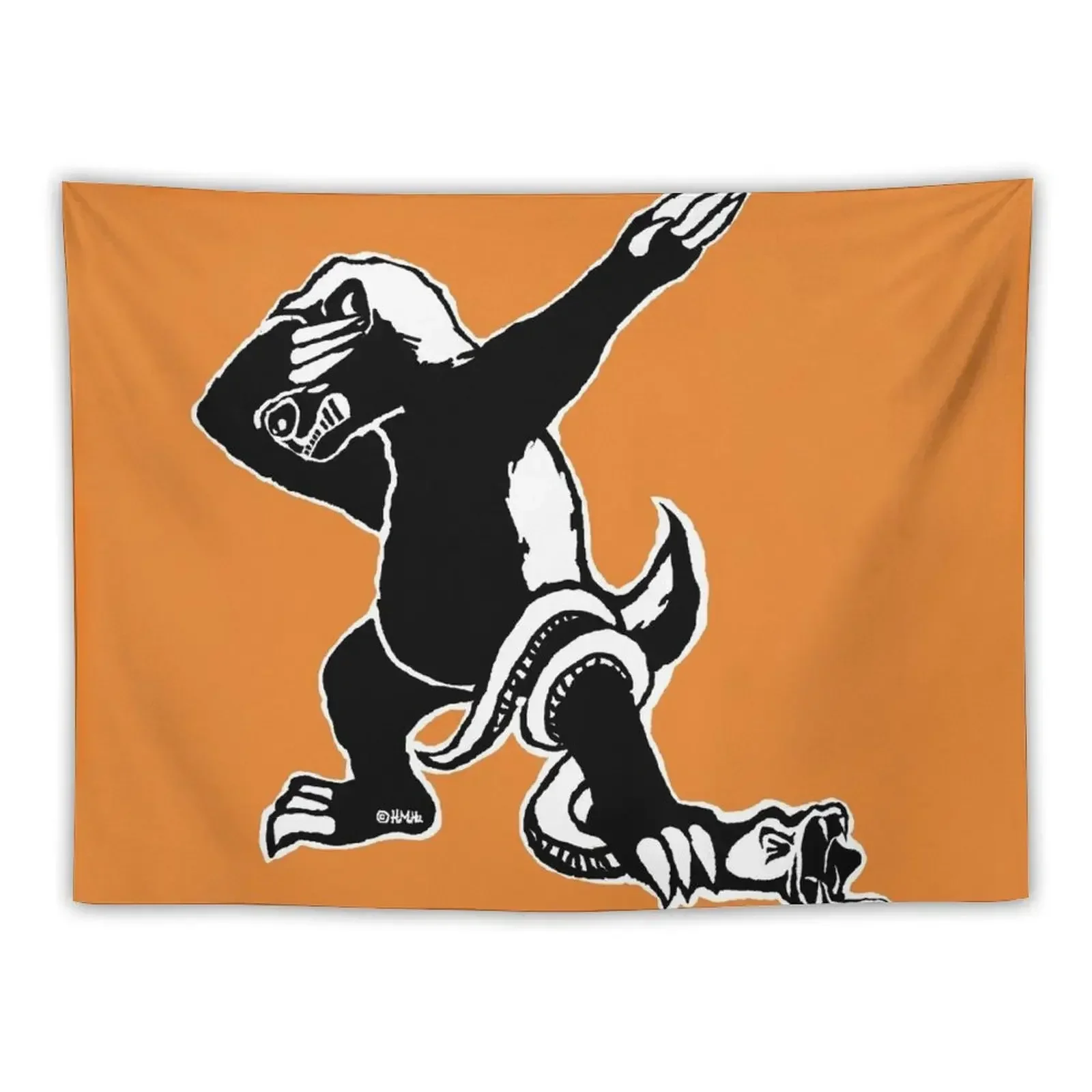 Dabbing Honey badger Tapestry Anime Decor Nordic Home Decor Tapestry