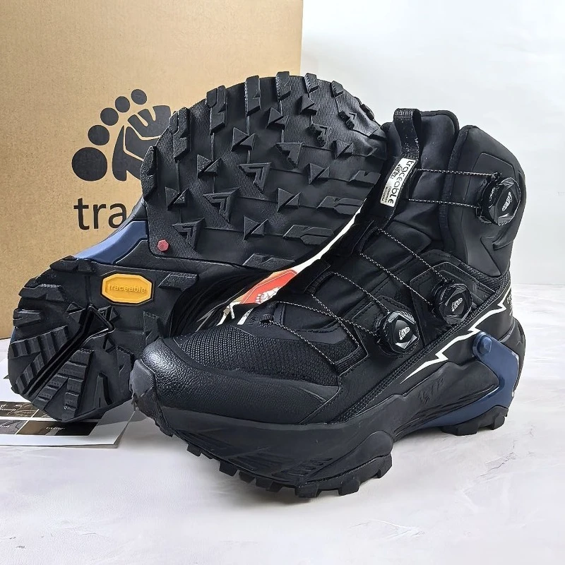 Good Quality Hiking Shoe Man High Top Mountain Climbing Footwear Mens Lace Up Mens Outdoor Trainers Wide Feet Sport Sneaker