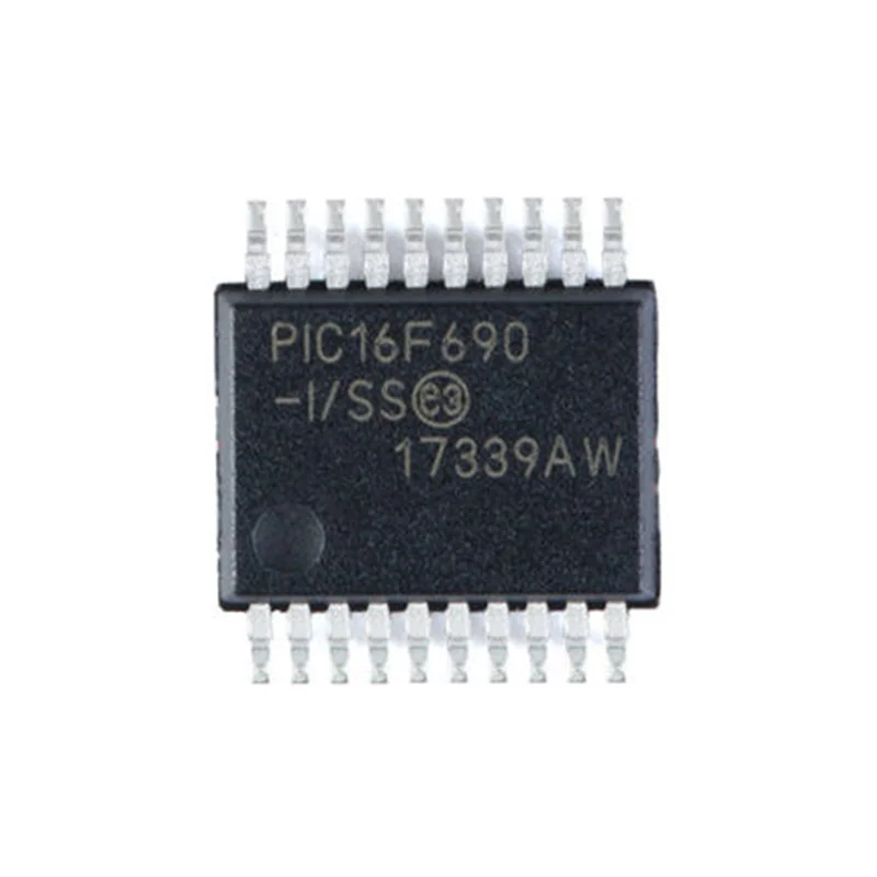 PIC16F690-I/SS PIC16F690 16F690 SSOP-20 SMT 8-bit CIP perangkat kontroler mikro