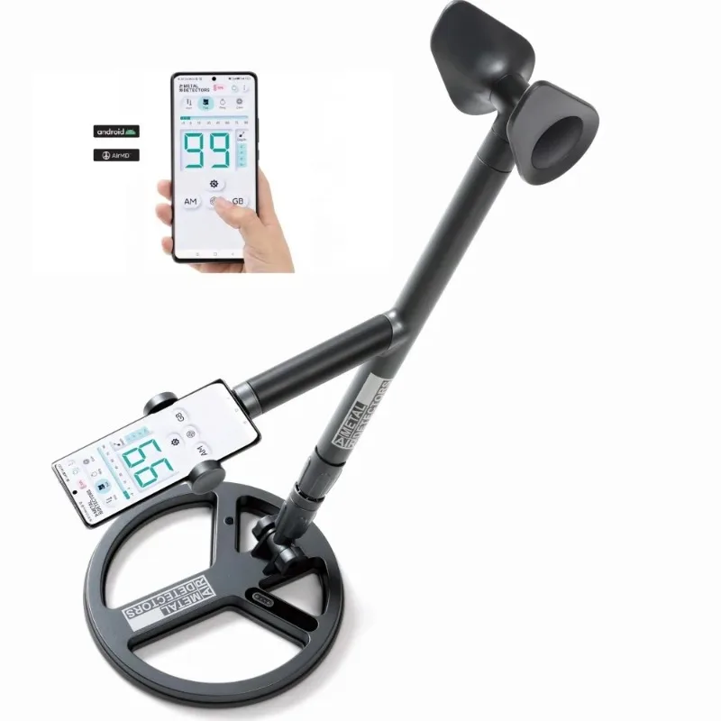 The Most Innovative Gold Metal Detector MD-99 Smart Bluetooth Air Metal Detector with Lithium Battery