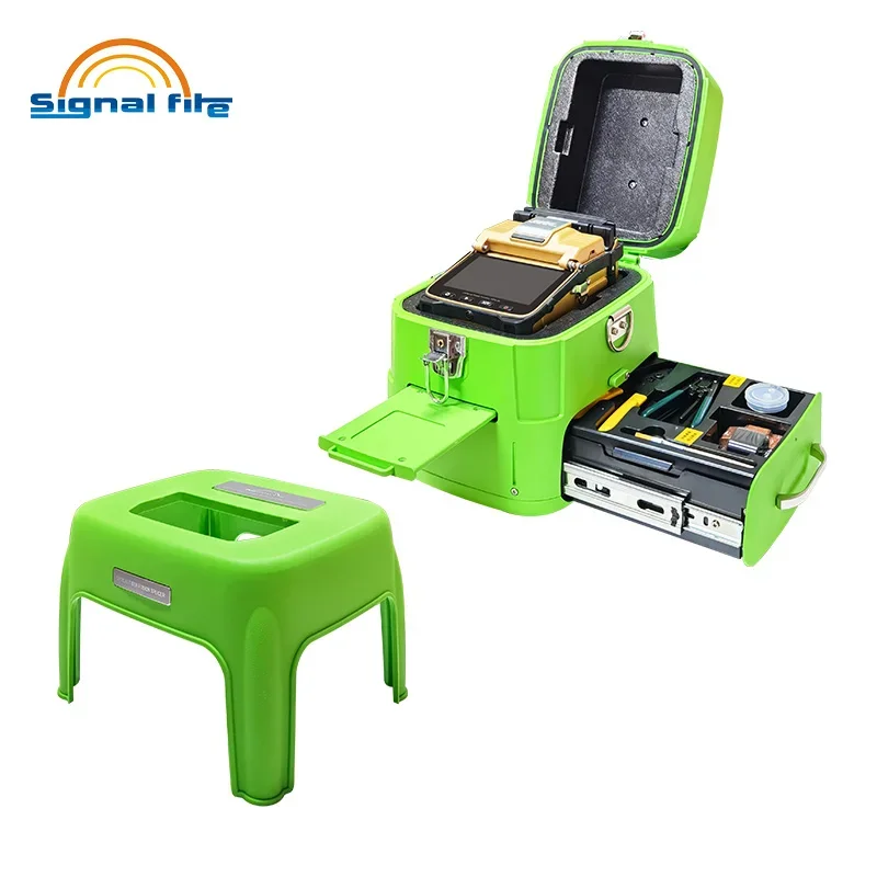

Signalfire AI-8C SC FC Fiber Optic Fusion Splicer Pigtail Patch Cord Bare Fiber Free Parts Send