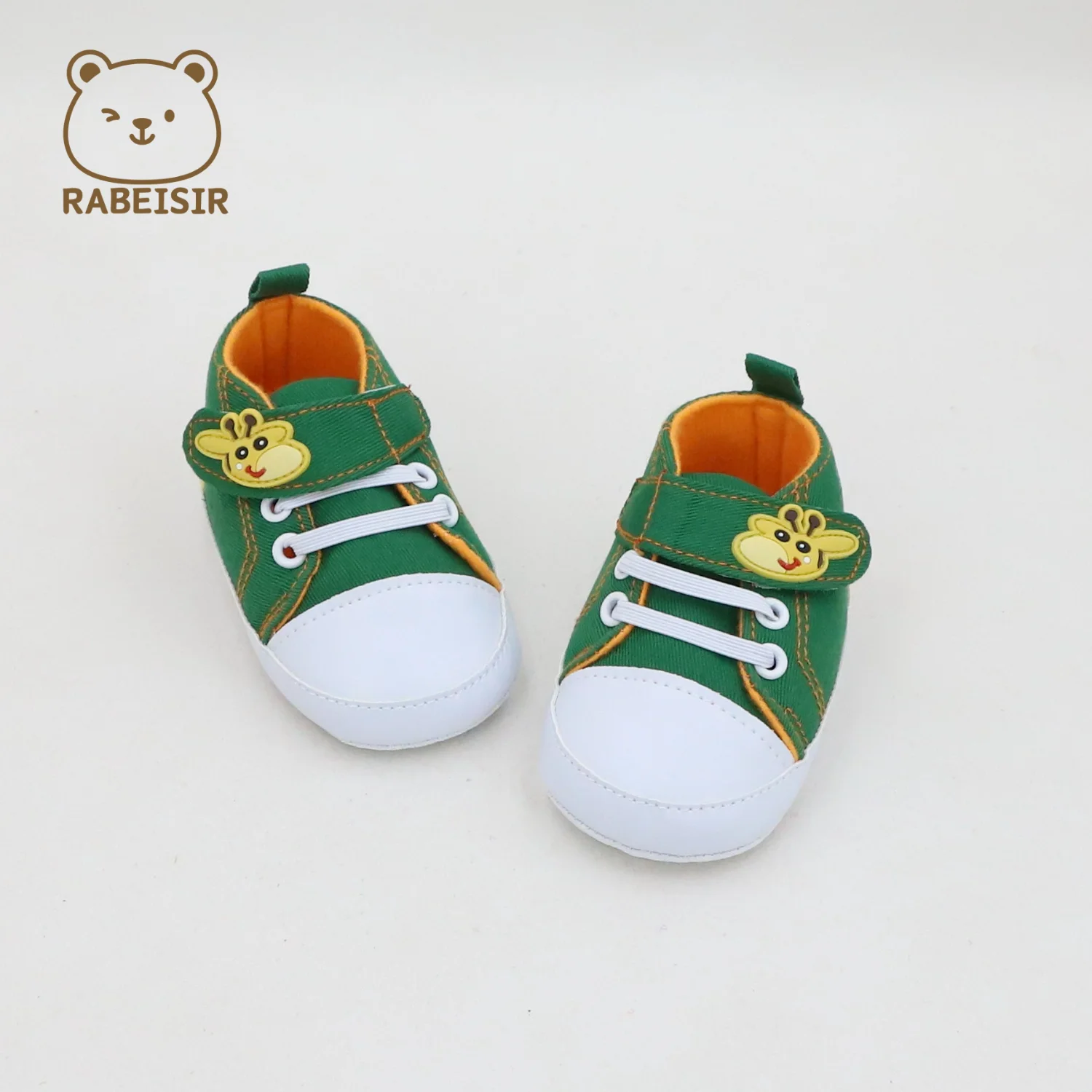 

Весенне-летние парусиновые туфли для малышей (0-1,5 лет) — нескользящие, дышащие, милый мультяшный дизайн