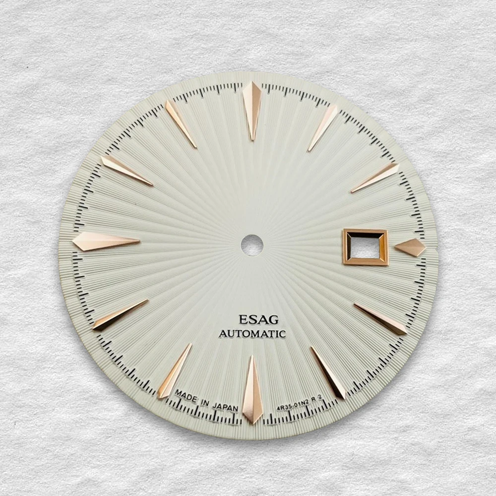 35mm S Logo  Dial Suitable For NH35 Automatic Movement Watch Cocktail NO Luminous Japan Watch Modification Accessories