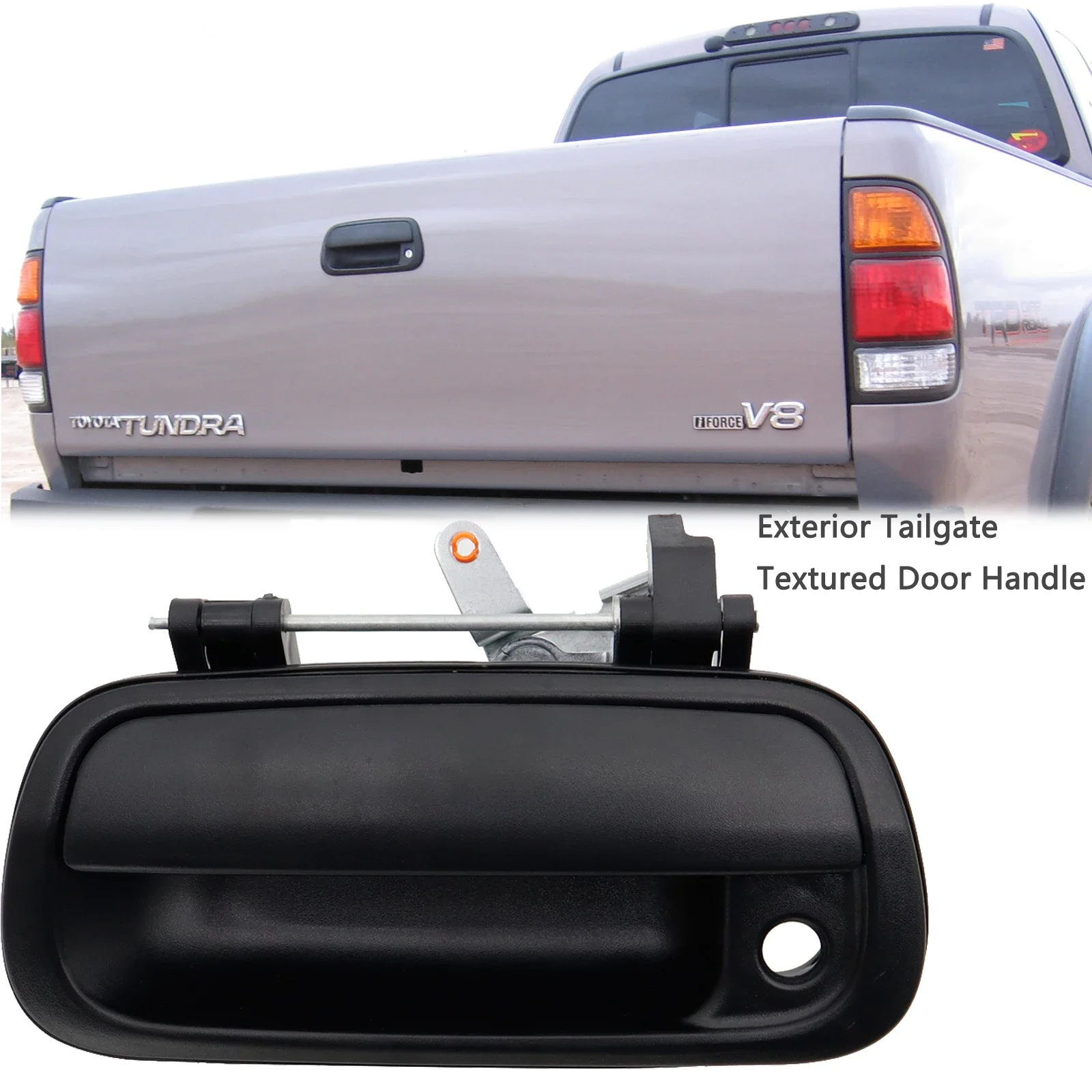 

Car Exterior Rear Tailgate Trunk Outside Door Handle For Toyota Tundra 2000 2001 2002 2003 2004 2005 2006 690900C030 690900C010