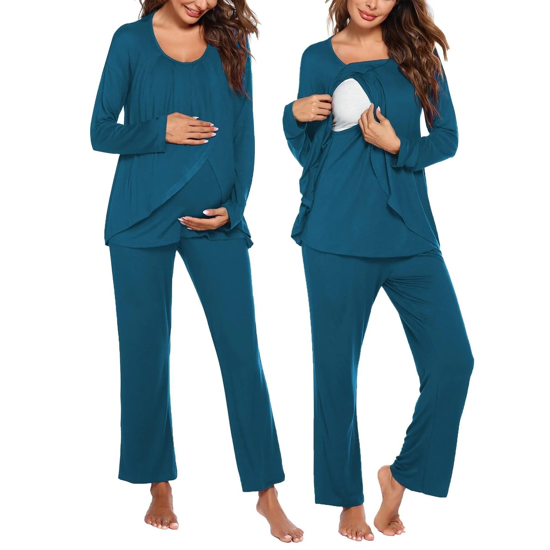 

K 49501 Relaxed Wide Leg Pants Women's Summer Fashion Set Casual Loose Fit Trousers Cross-Border Style Student Uniform