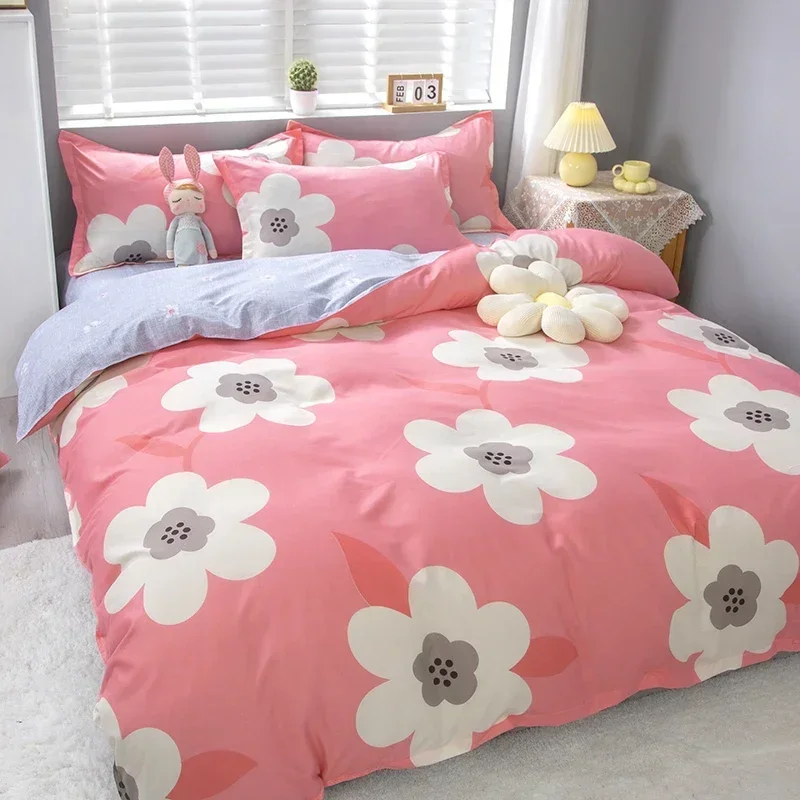 Nordic style Cute Print Duvet Cover 200X230 Quilt Cover  Comforter Cover for Adults Kids queen king size bed with Lovely Pattern