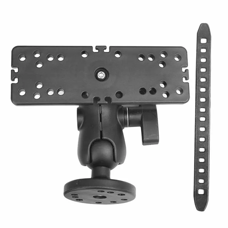 360 Degree Swivel Ball Mount Marine Kayak Electronic Fish Finder Mount Base Fishfinder GPS Plate Rotating Boat Supporter sonar