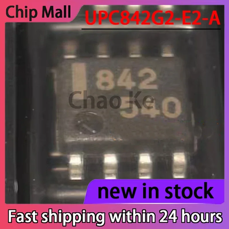 

2PCS New New UPC842G Screen Printed 842 SMT SOP-8 UPC842G2-E2-A Dual Operational Amplifier IC Chip