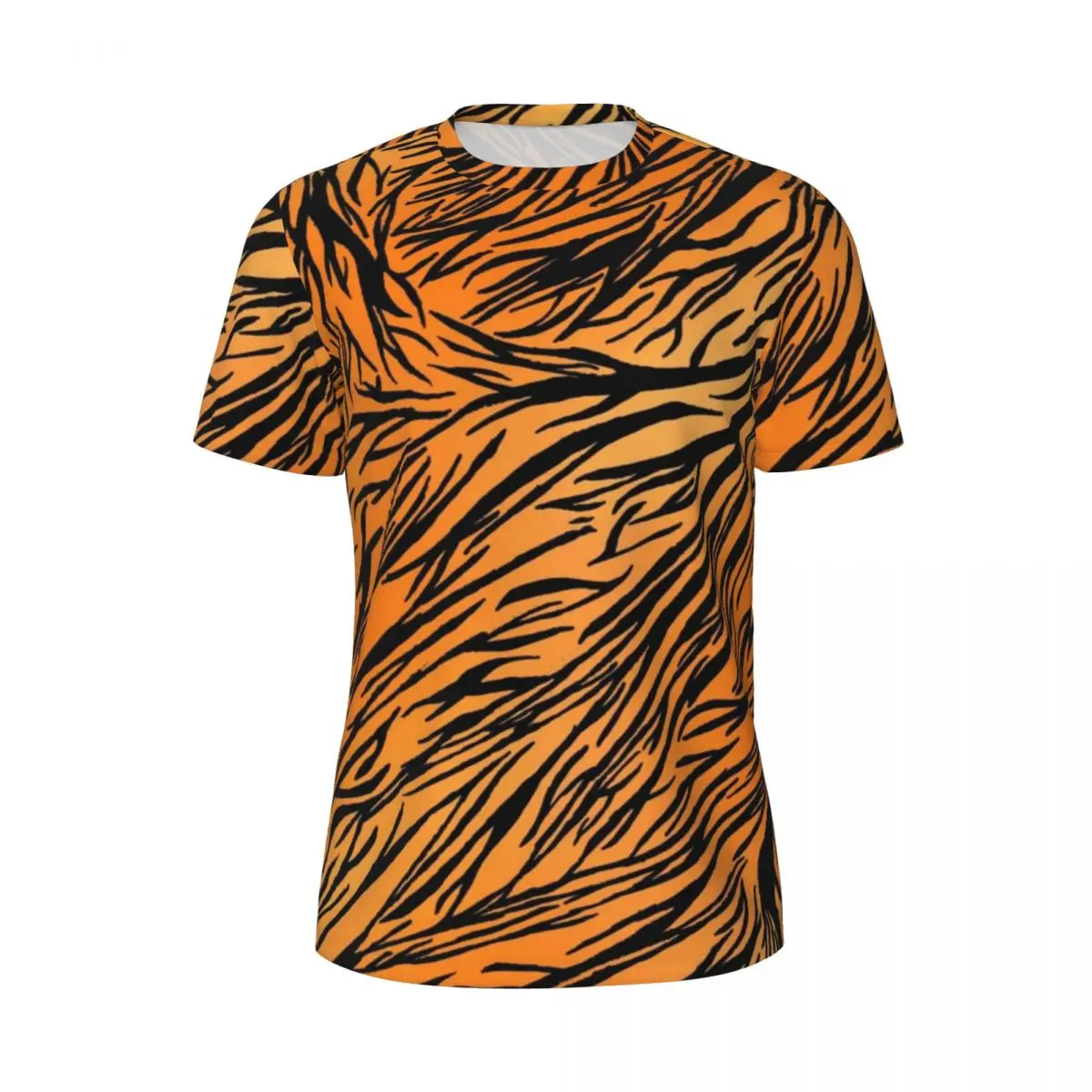 Tiger 3d Print Sports T-Shirt Summer Wild Animal Skin Streetwear T-Shirts Trending Tee Shirt For Male Pattern Fashion Tops