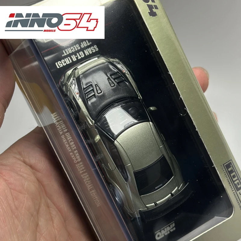 INNO 1:64 GTR R35 TOP SECRET Malaysia Diecast Model Car