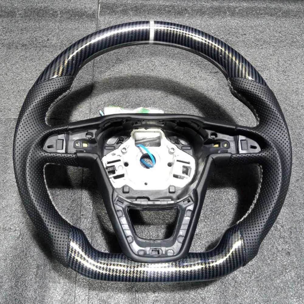 Koolstofvezel Stuurwiel Voor Seat Leon FR Cupra 5F mk3 MK4 Arona Ateca Leon 2013-2020 Hydro-Dip Stuurwiel Aangepaste
