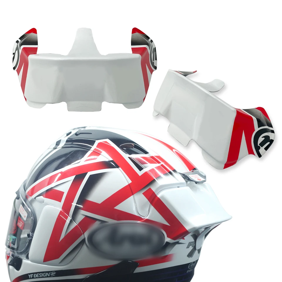 Motorcycle Nakano HAGA Rear Spoiler Trim Helmet Spoiler