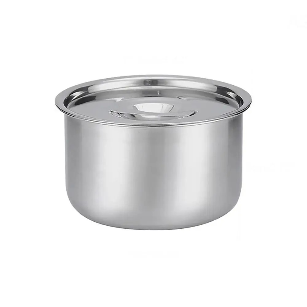 304 Stainless Steel Rice Bowl With Lid Soup Bowl Steamed Rice Bowl Anti-Scalding Child Small Bowl Cuisine Kitchen Tableware