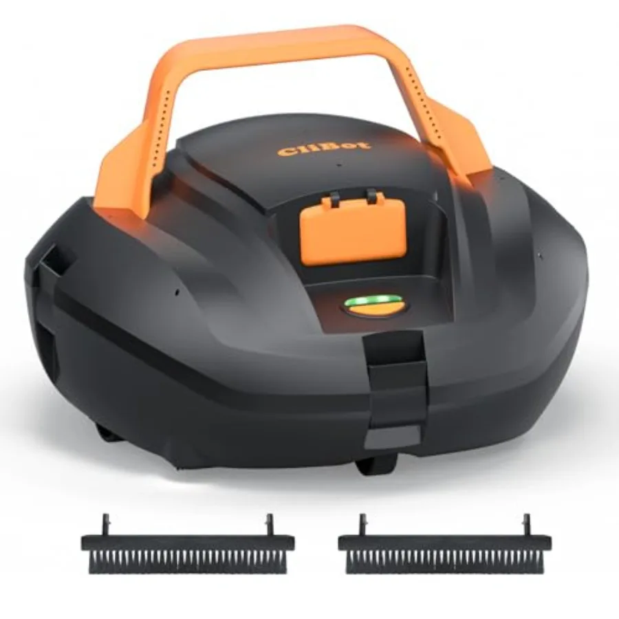 

2026 Upgrade Cordless Robotic Pool Cleaner for Above Ground Pools with 120 Min Runtime Dual-Motor and 2 Cleaning Paths Auto-Par