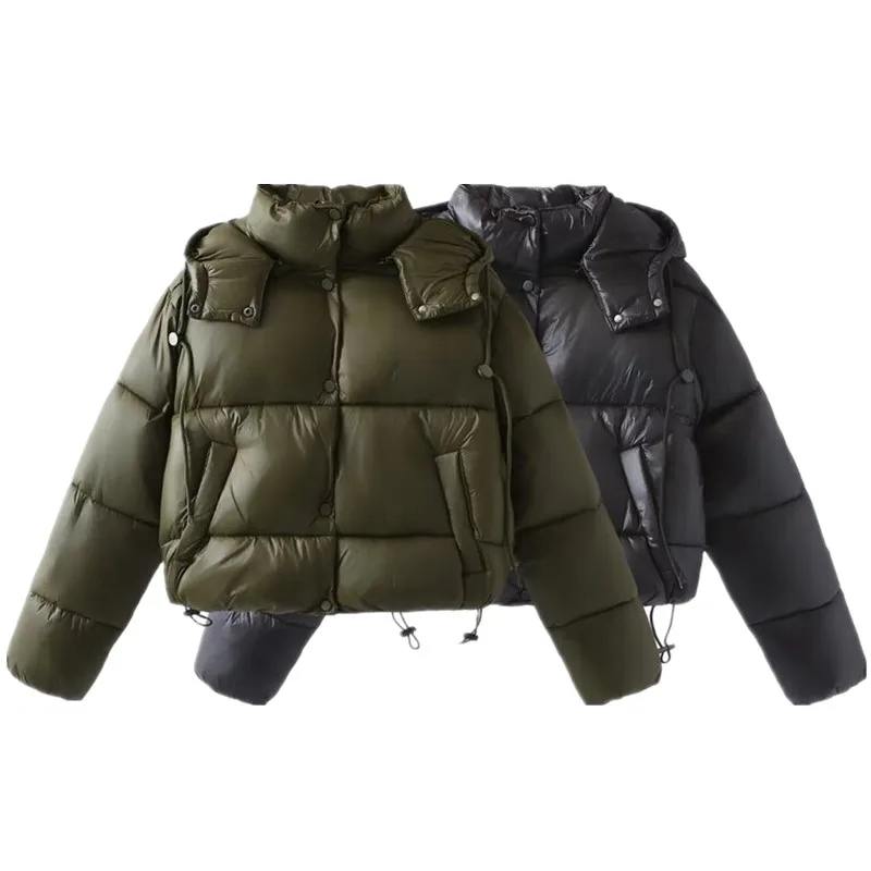 2024年冬 レディース 通勤 コットンジャケット ショート丈 長袖 ルーズフィット アウター 多用途スタイル 新着